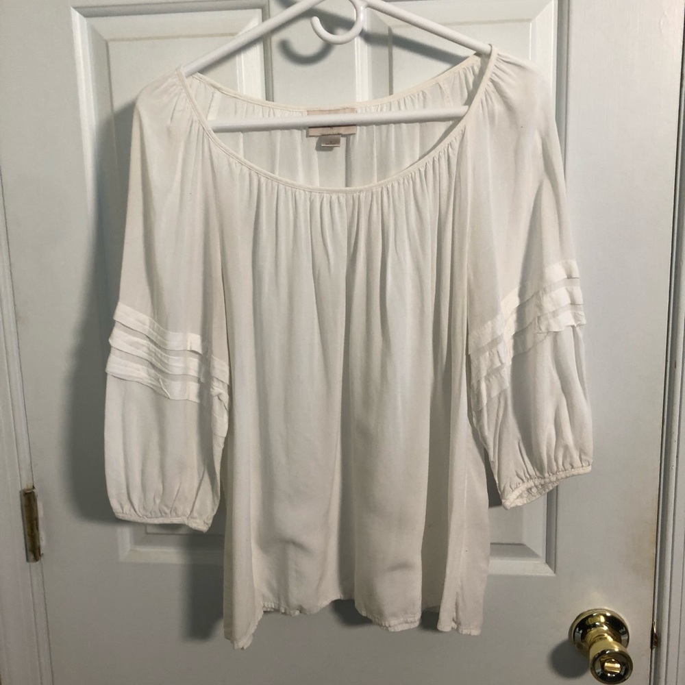 White Loose-Style Top from Loft
